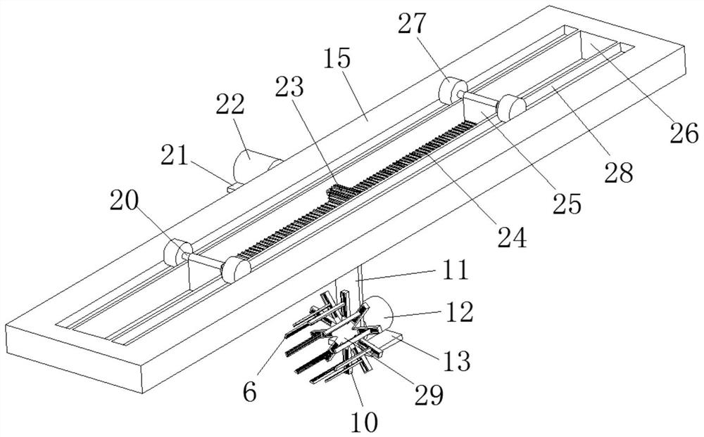 A burr processing equipment for processing plastic barrels