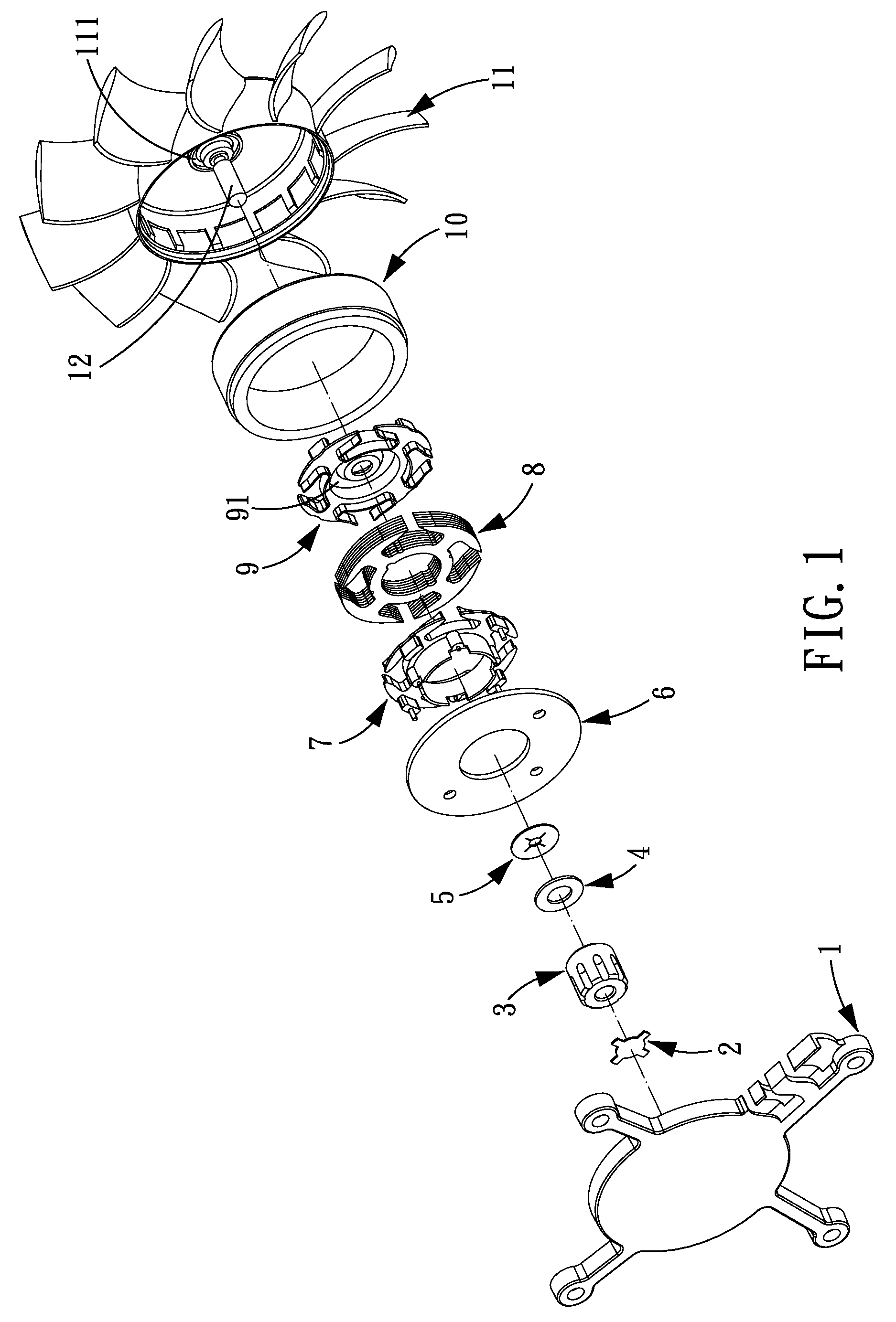 Dust-Proof and Anti-Oil Leakage Structure for a Fan