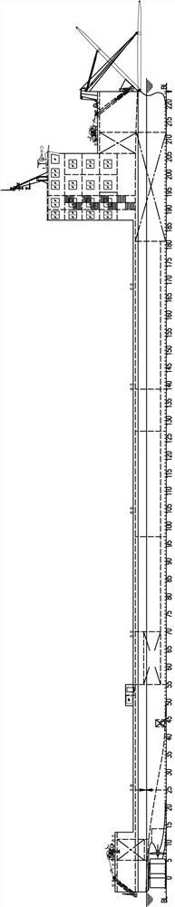 Transformation method for transforming roll-on-roll-off ship into inland river large-piece transport ship