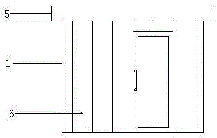 Enamel mobile public lavatory