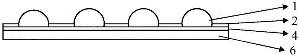 Space water droplet positioning substrate and preparation method thereof