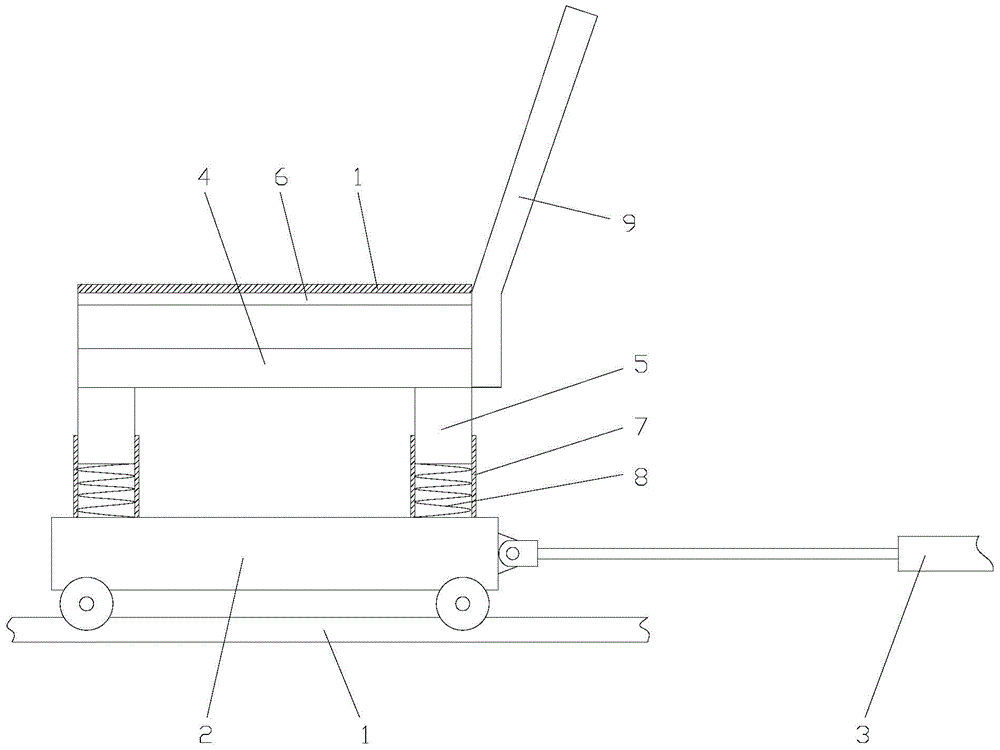 Steel strip coil receiving device