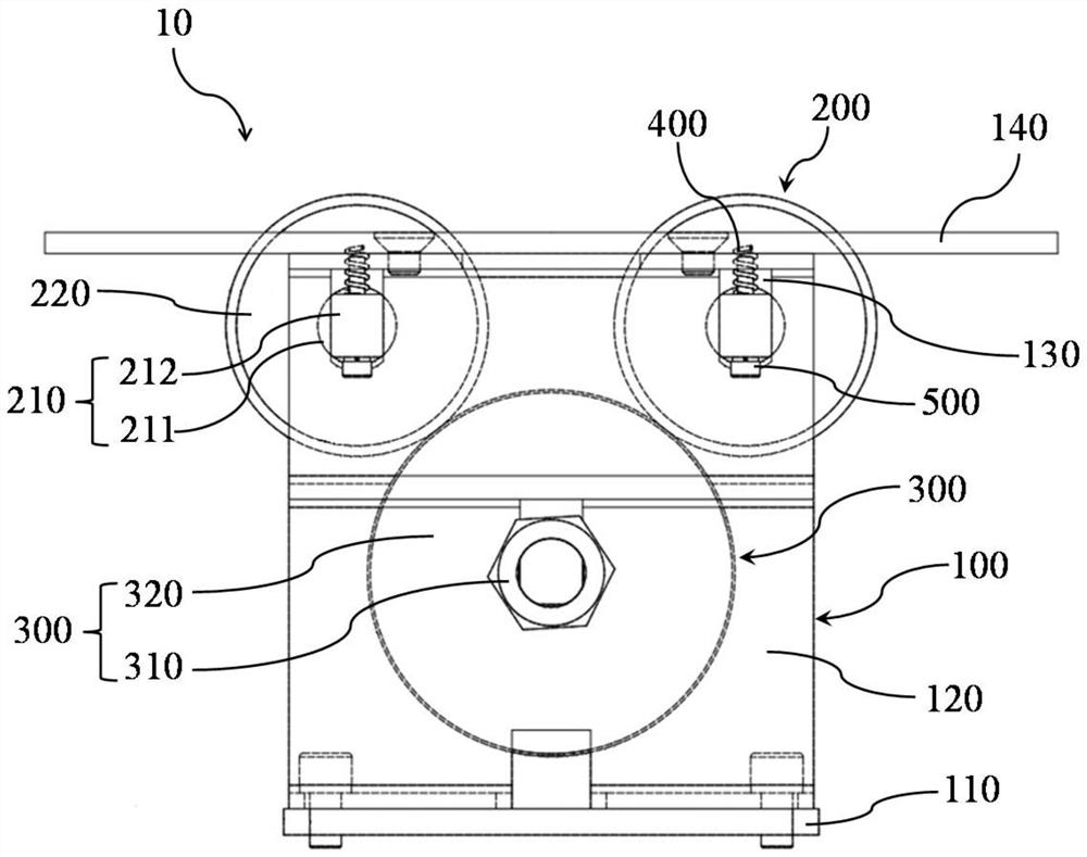 Sorting module for balance wheel sorting equipment and balance wheel sorting equipment