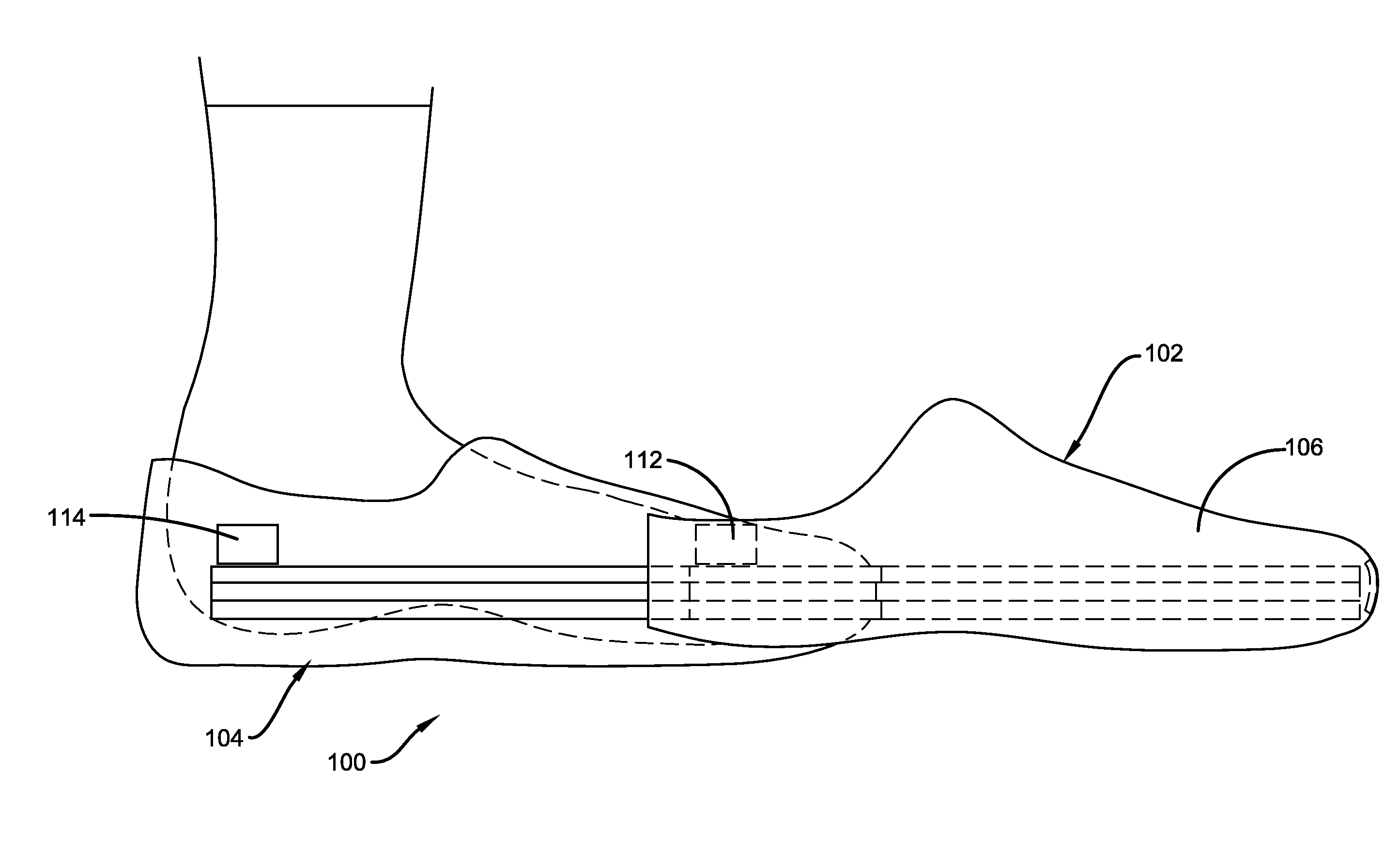 Footwear with sliding cap