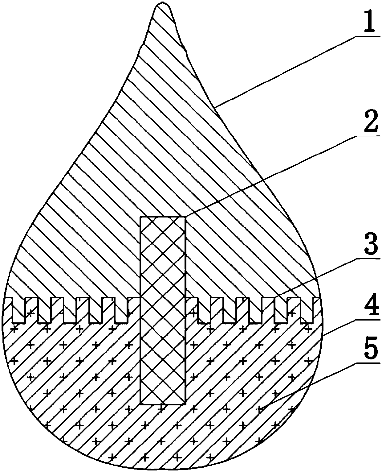 A kind of underground easily hydrolyzable radio frequency identification tag used in oil drilling and preparation method