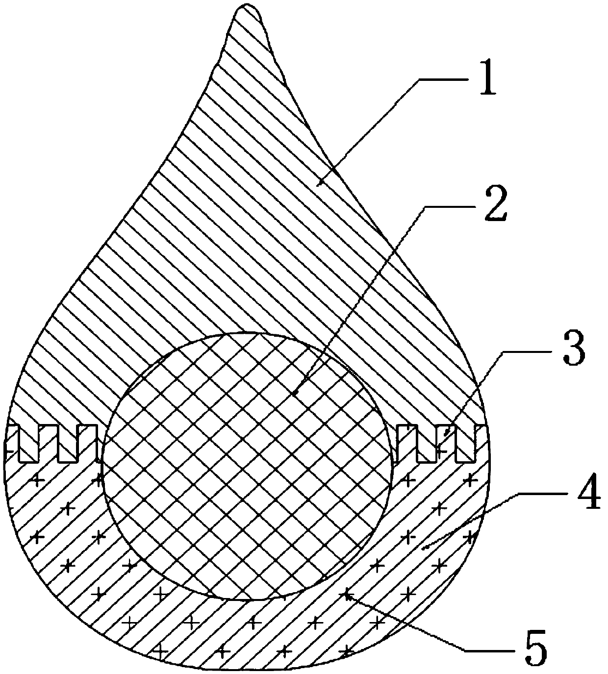 A kind of underground easily hydrolyzable radio frequency identification tag used in oil drilling and preparation method