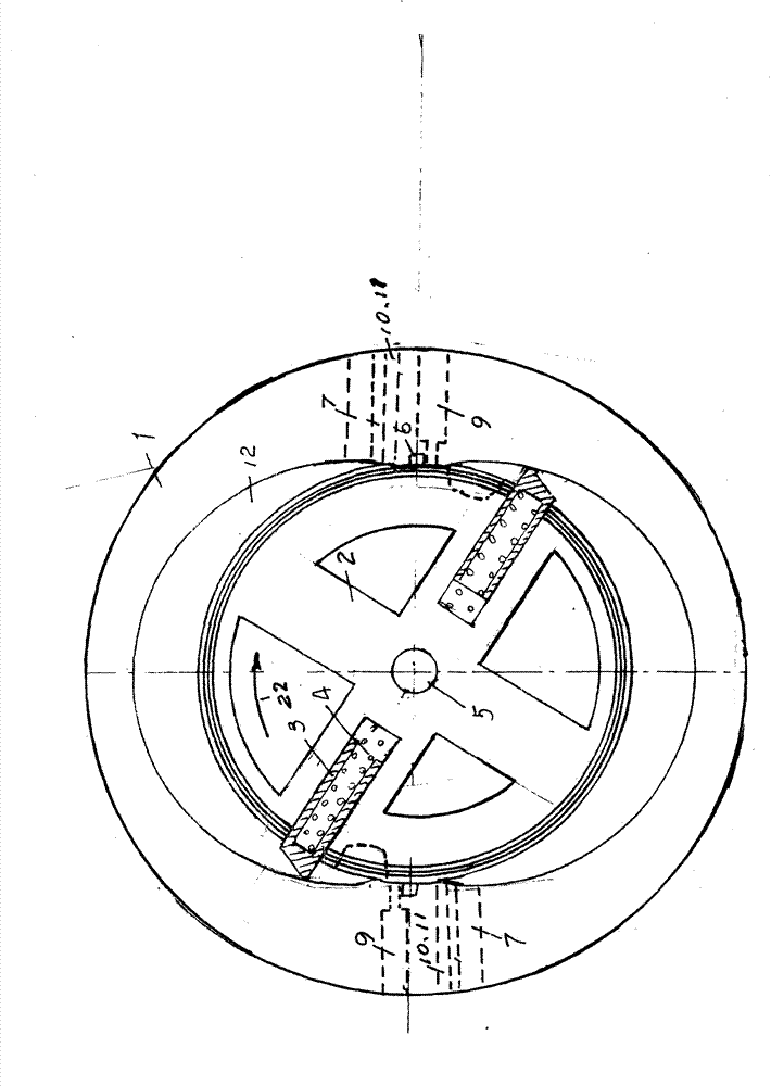 Crankless open type exhaust single-stroke piston type engine