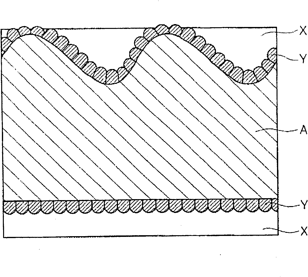 Conductive material for connecting part and method for manufacturing the conductive material