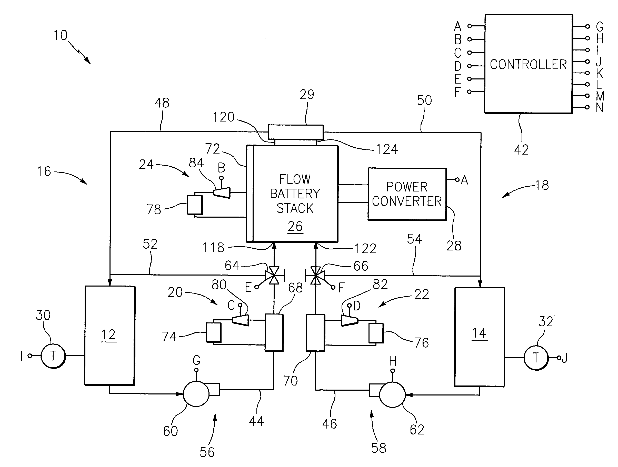 System and method for operating a flow battery system at an elevated temperature