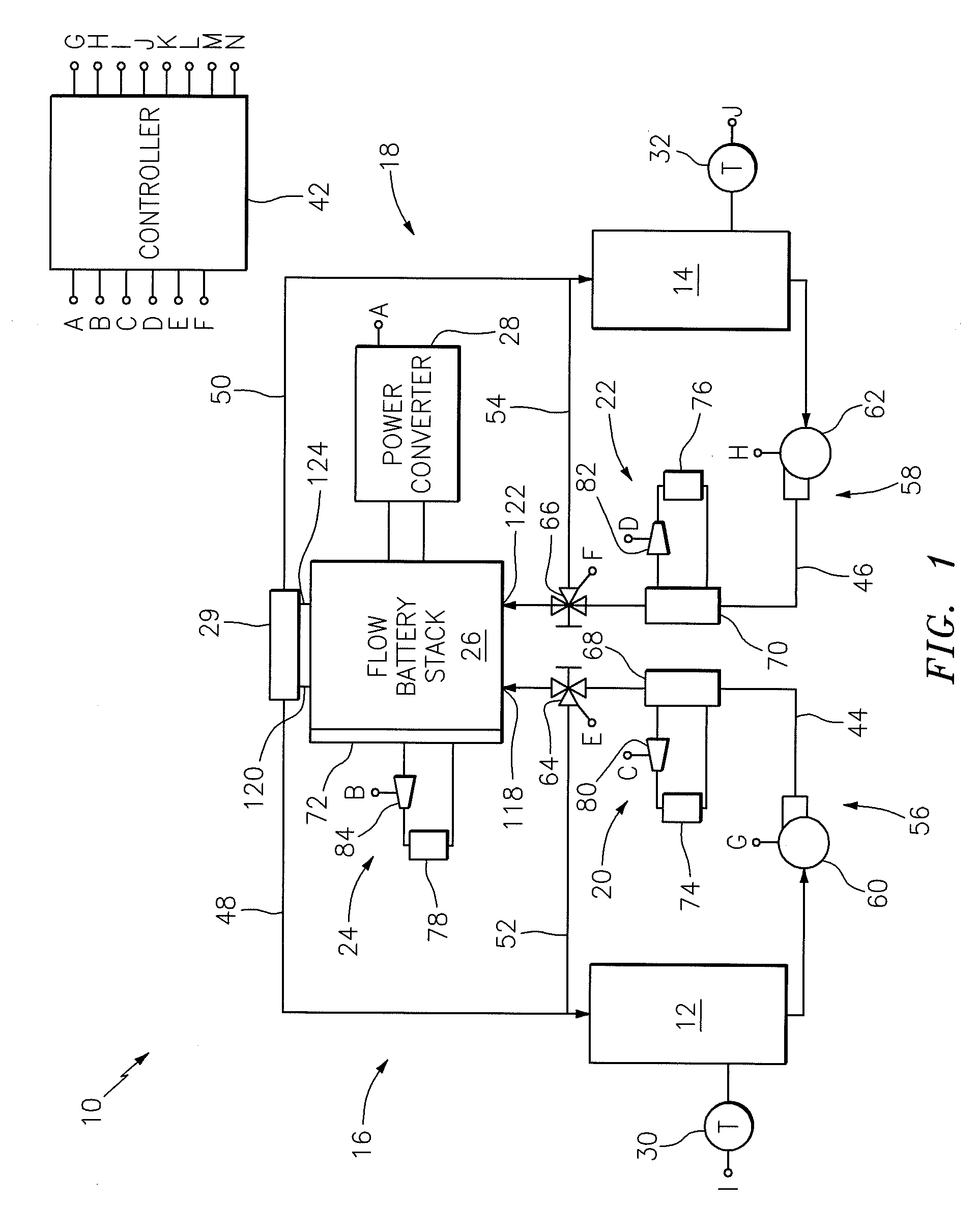 System and method for operating a flow battery system at an elevated temperature