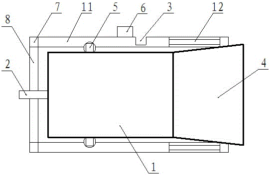 Sedimentation tank that can be cleaned automatically for road and bridge construction