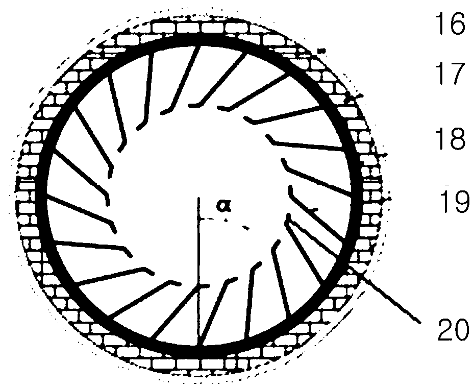 Rotary kiln gas base reduction-total oxygen bath smelting ironmaking device