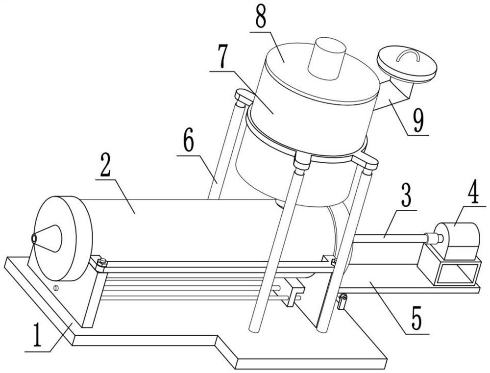 Organic silicon extrusion device