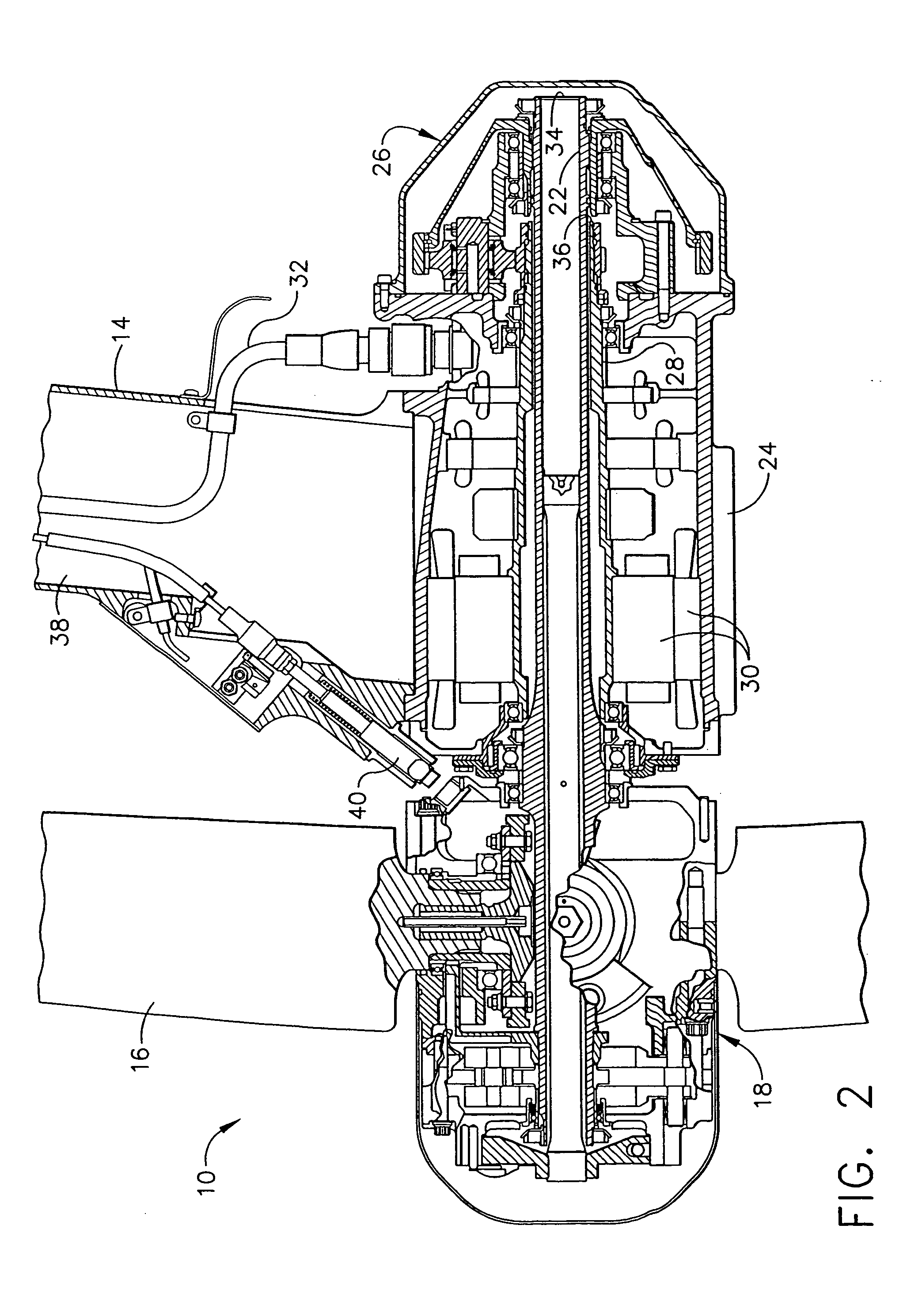 Ram air turbine with speed increasing gearbox