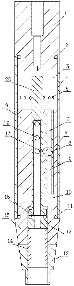 A pneumatic vibration device