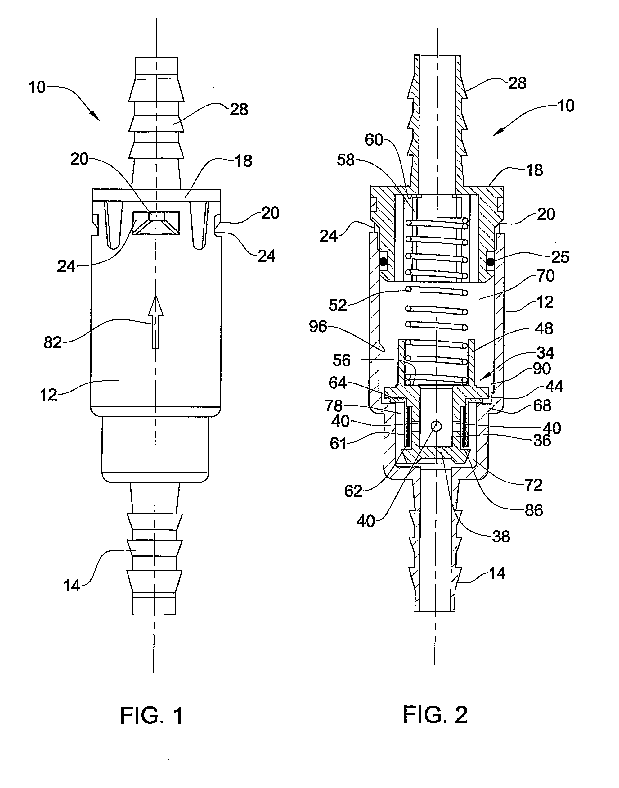 Double Check Valve for a Fuel System