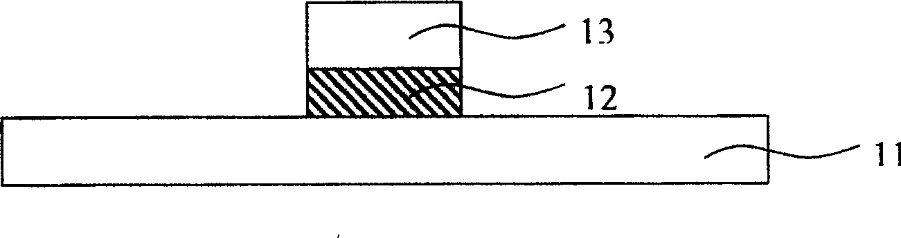 Flattening active driving TFT matrix structure and method of manufacturing the same