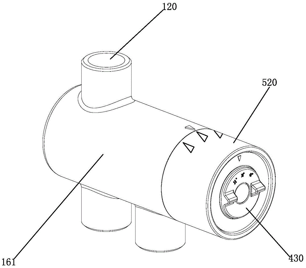 Constant temperature and water stop device with switching function