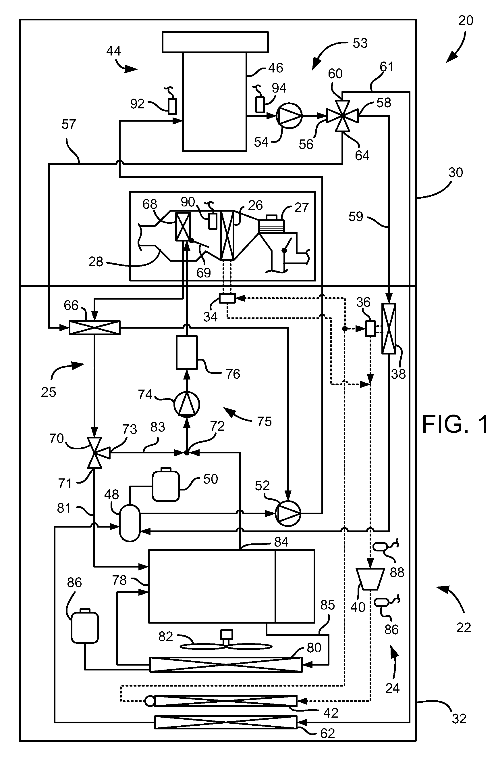 Vehicle HVAC and RESS Thermal Management