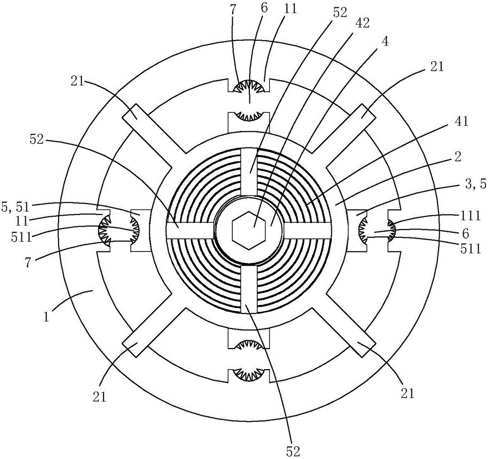 Power line clamp for overhead line