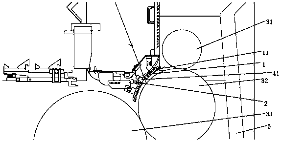 Compressed air device applied to printed product detection equipment and printed product detection device