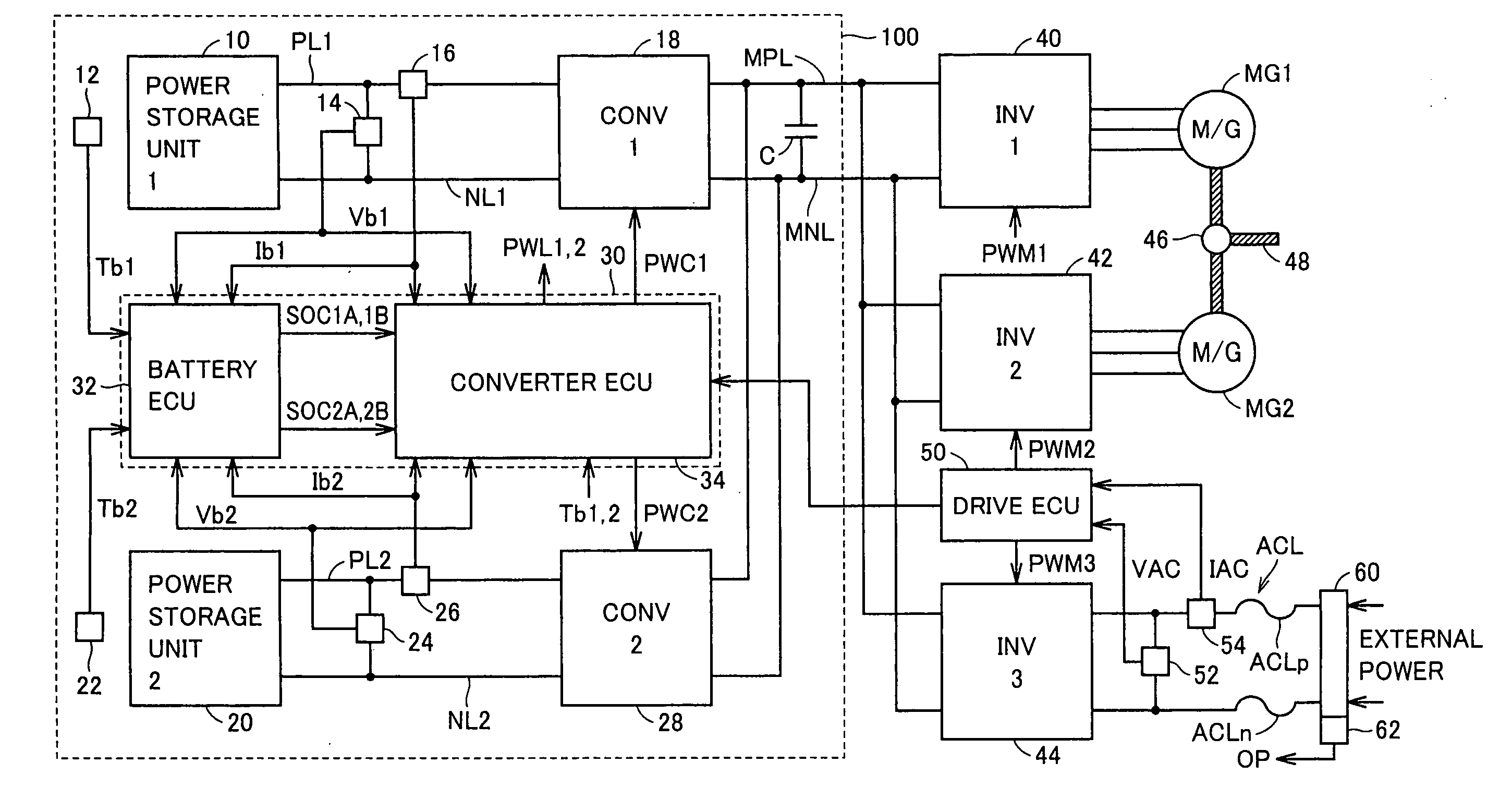 Power supply device and vehicle including the same