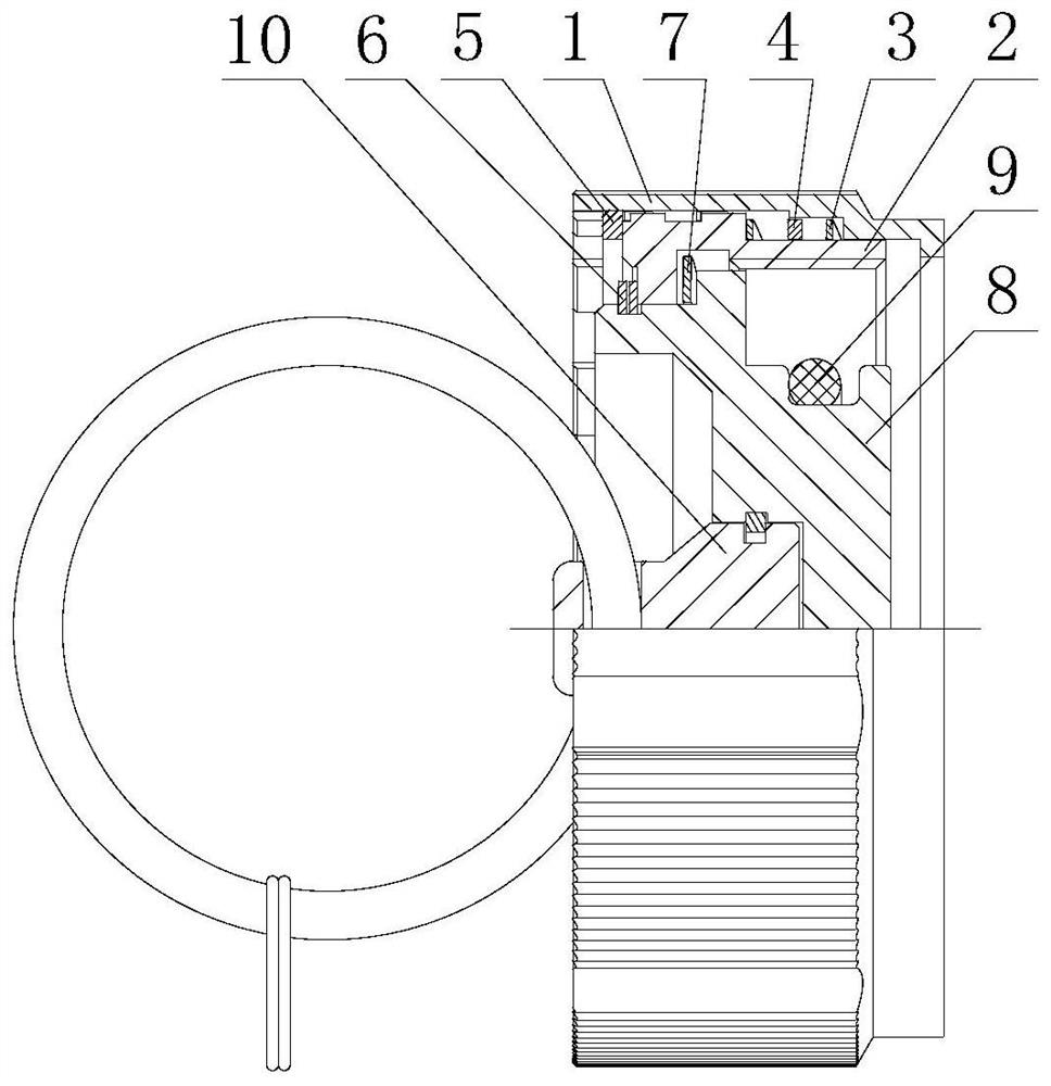 Non-visual in-place identification threaded connector