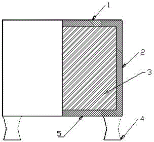 Cast-in-situ concrete filling component