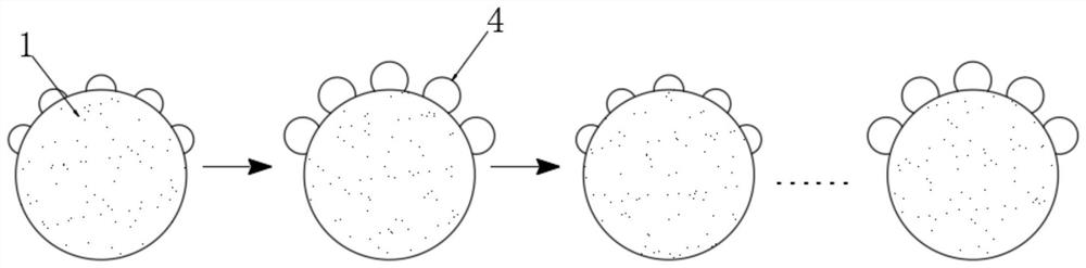 Defoaming packaging process of electronic component