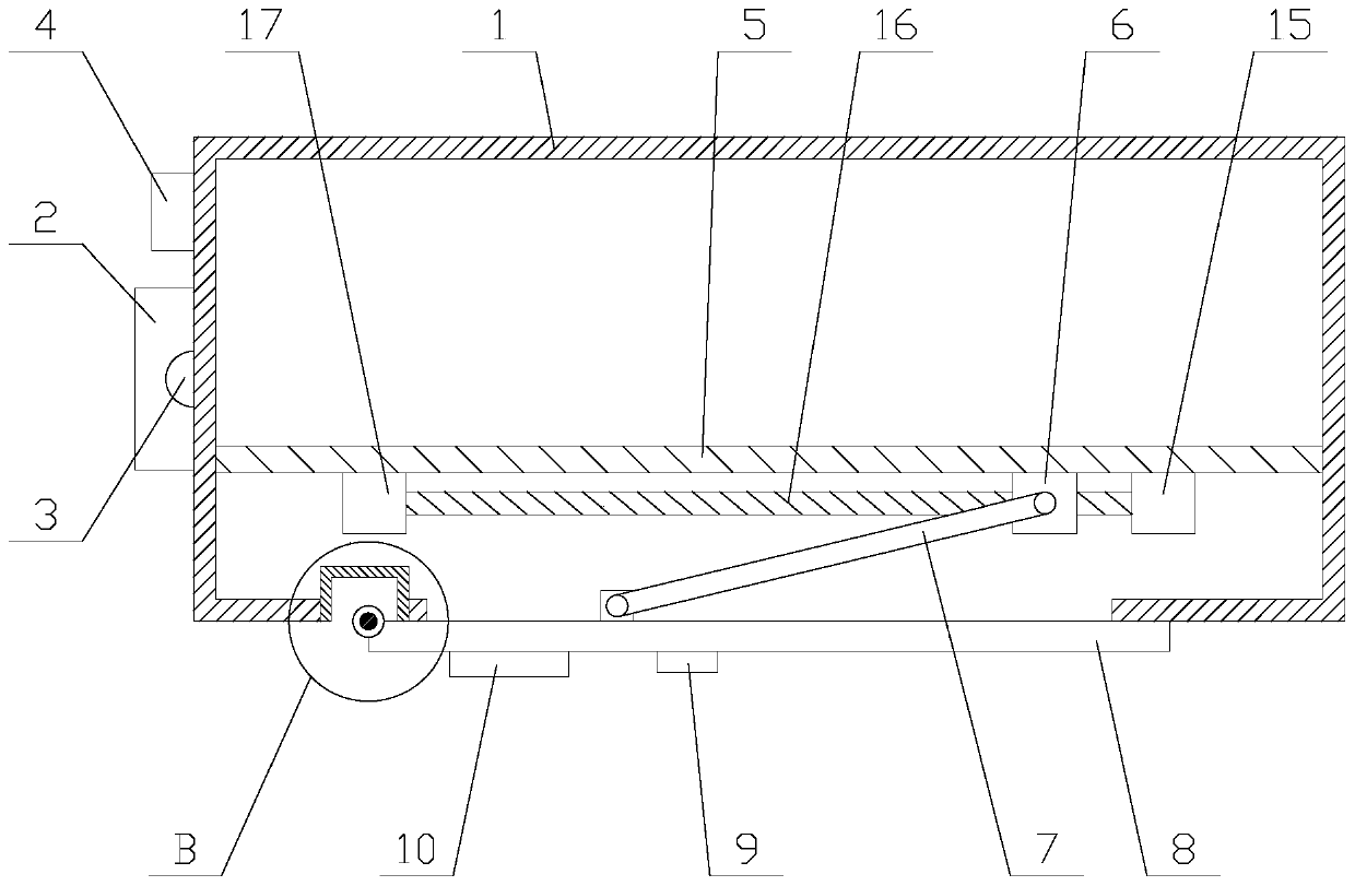 Stably-running optical fiber transceiver for network communication