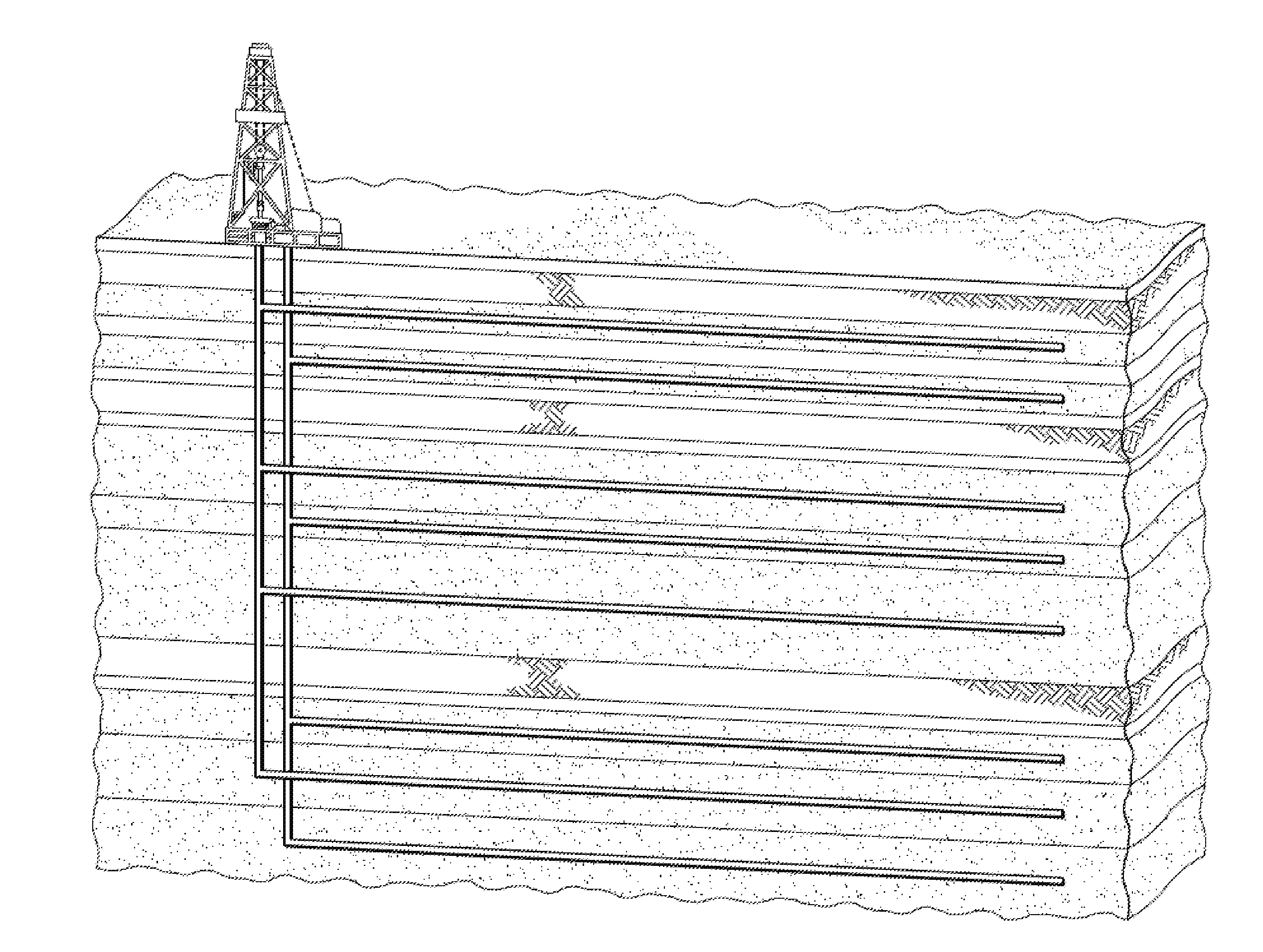 Multi-sidetracked wellbore