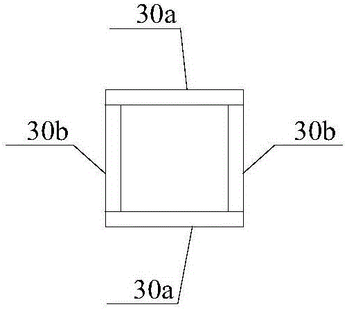 Preliminary tunnel support structure with internal box type steel frames