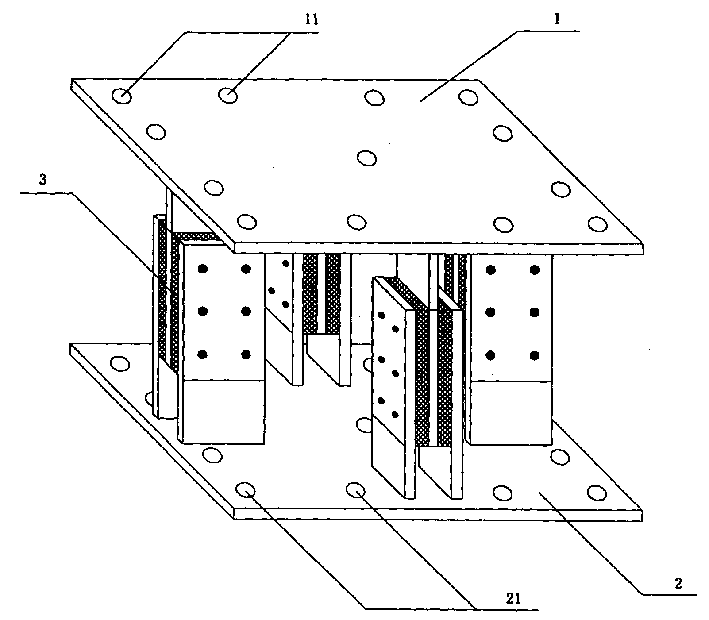 Vertical earthquake isolating equipment for engineering structure