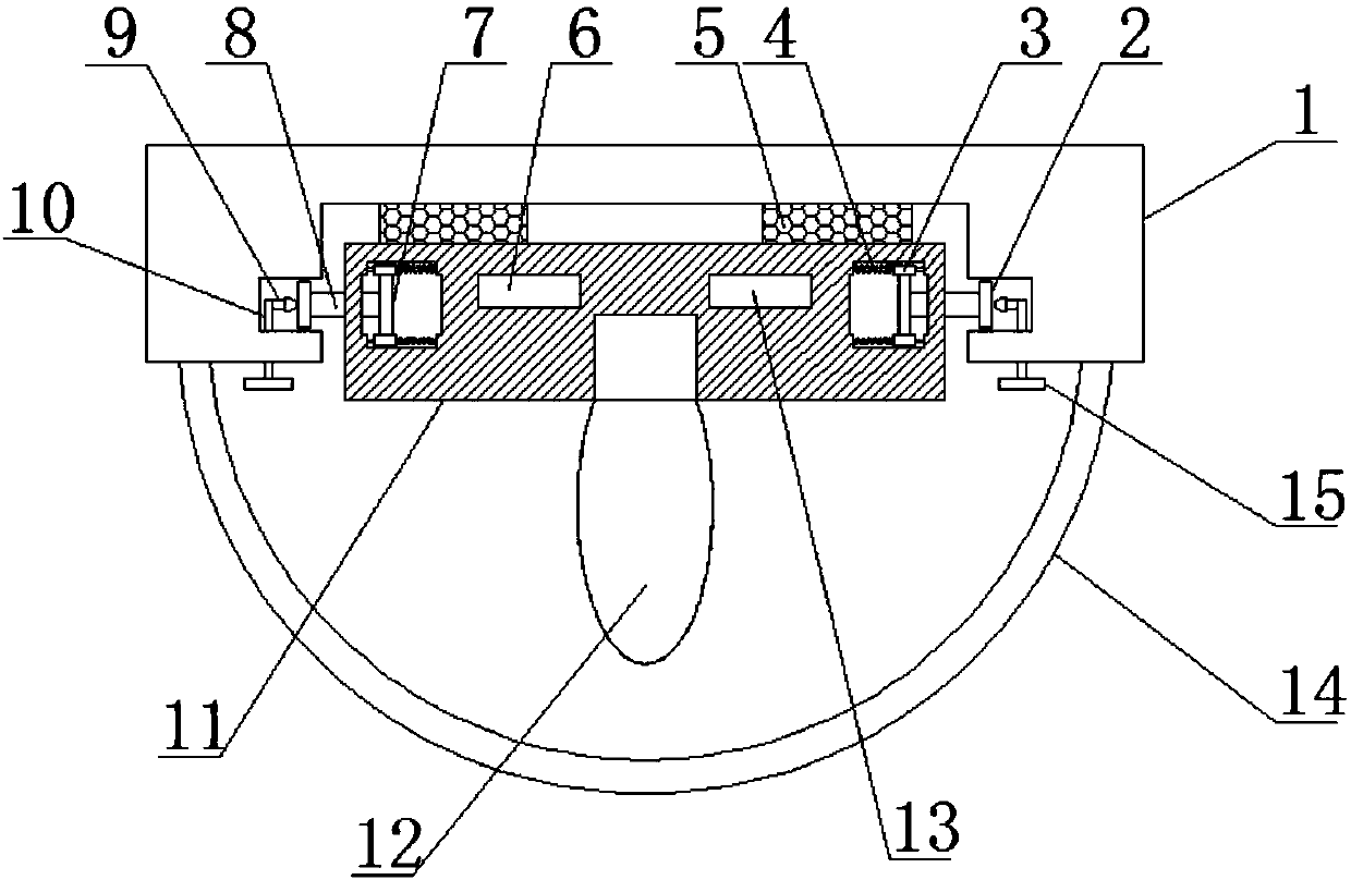 LED lamp mounting structure