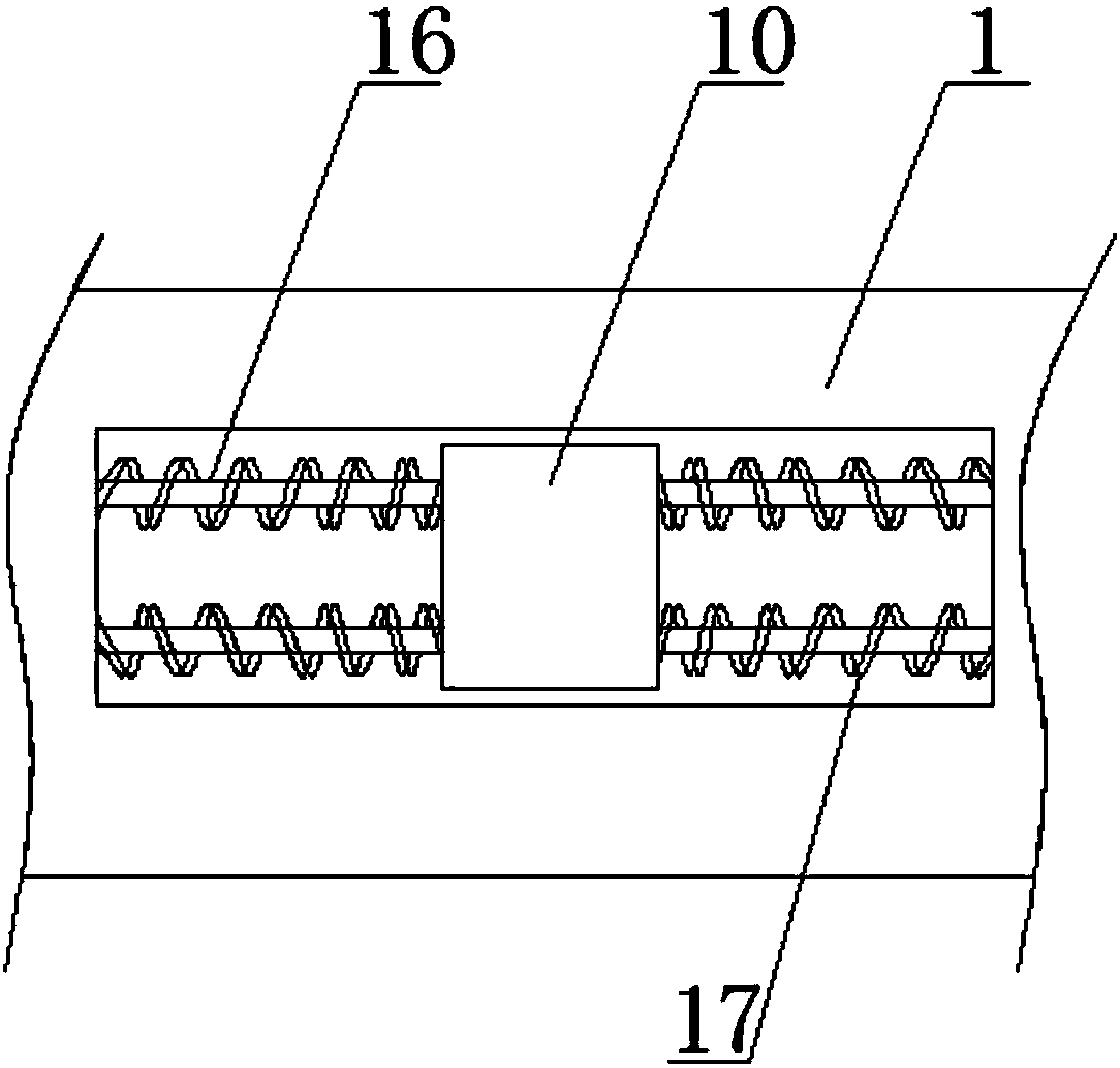 LED lamp mounting structure