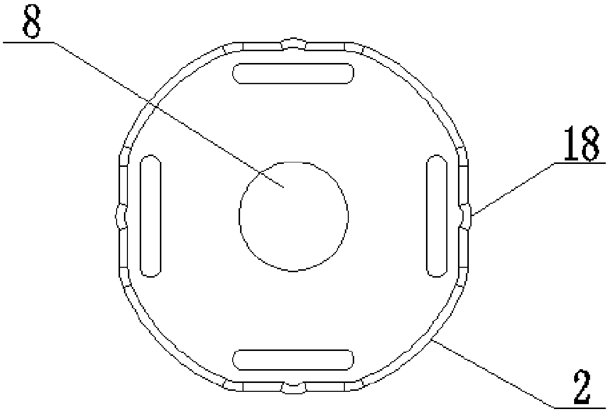 LED lamp mounting structure