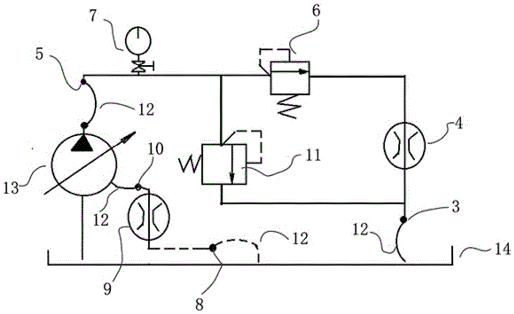 Offshore oil platform hydraulic pump test trolley