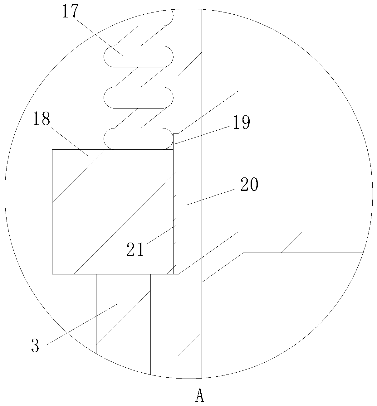 Sewage denitrification treatment device for domestic sewage and use method thereof