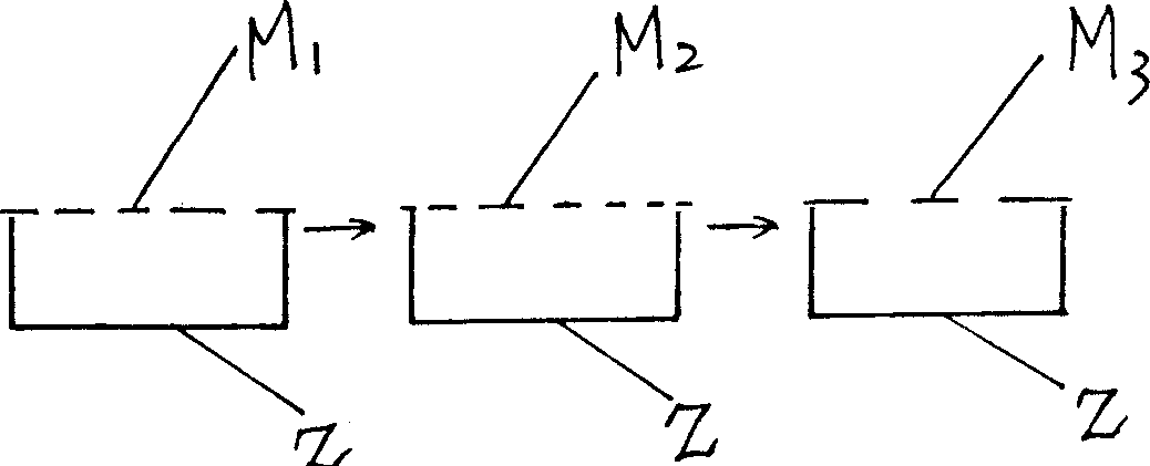 Hollow pattern mould system and method for producing multi-color area pattern article efficiently