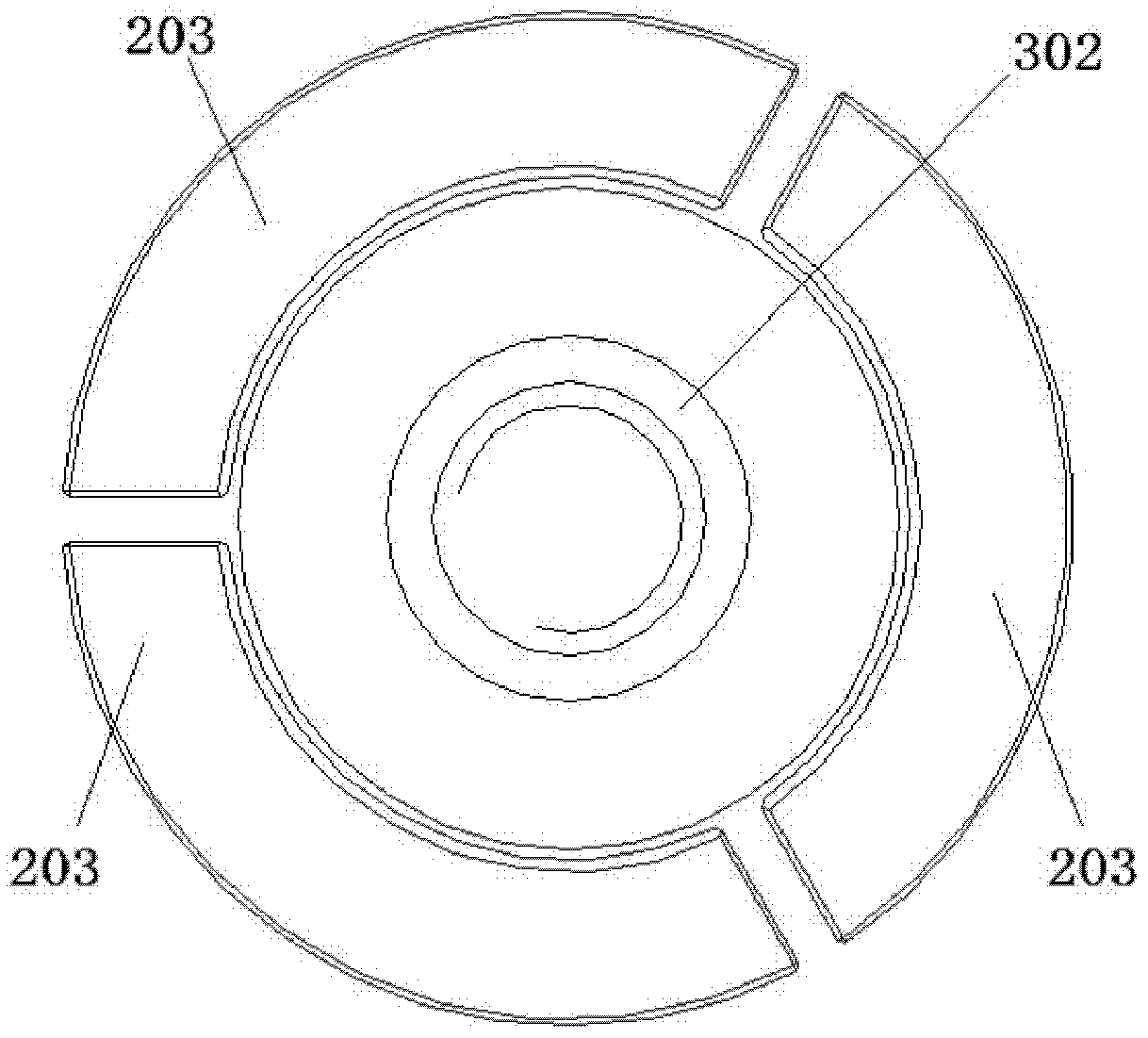 Continuous oil pipe traction device