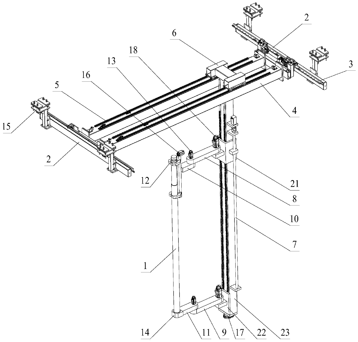 An automatic refueling device for optical fiber preform