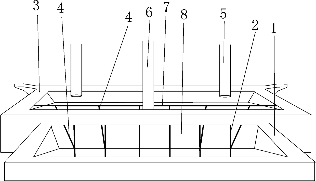 Fat pig breeding feed trough capable of automatically discharging materials and water by feeler lever