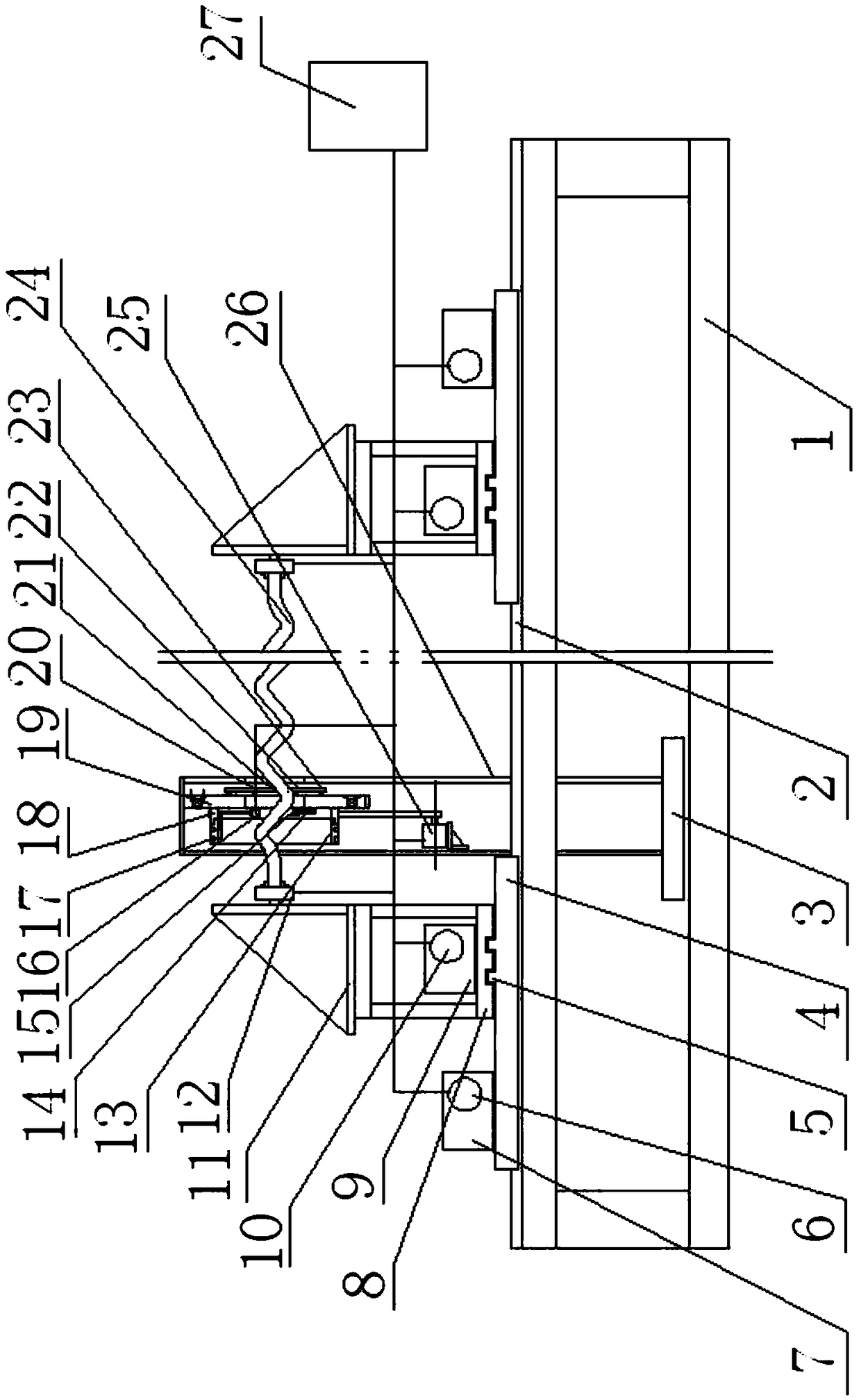 Bending automatic polishing machine