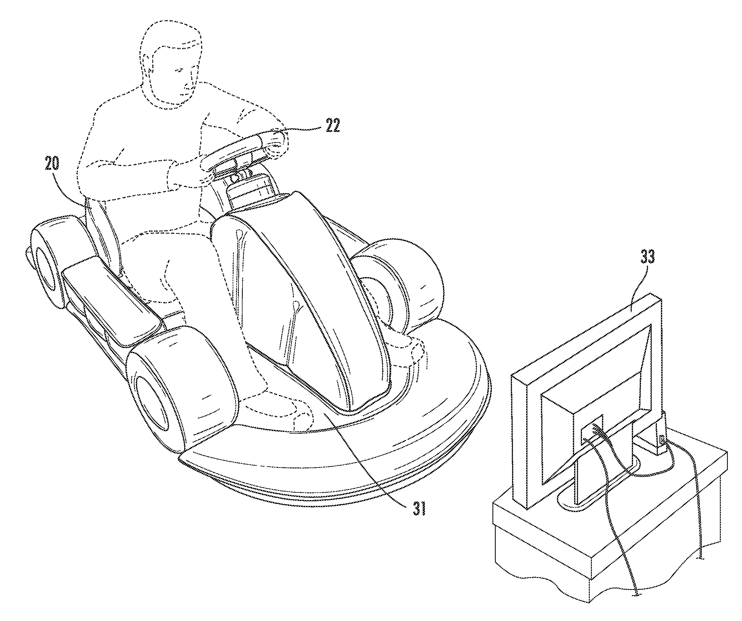 Inflatable Vehicles for Simulating Driving for use with Handheld Video Games