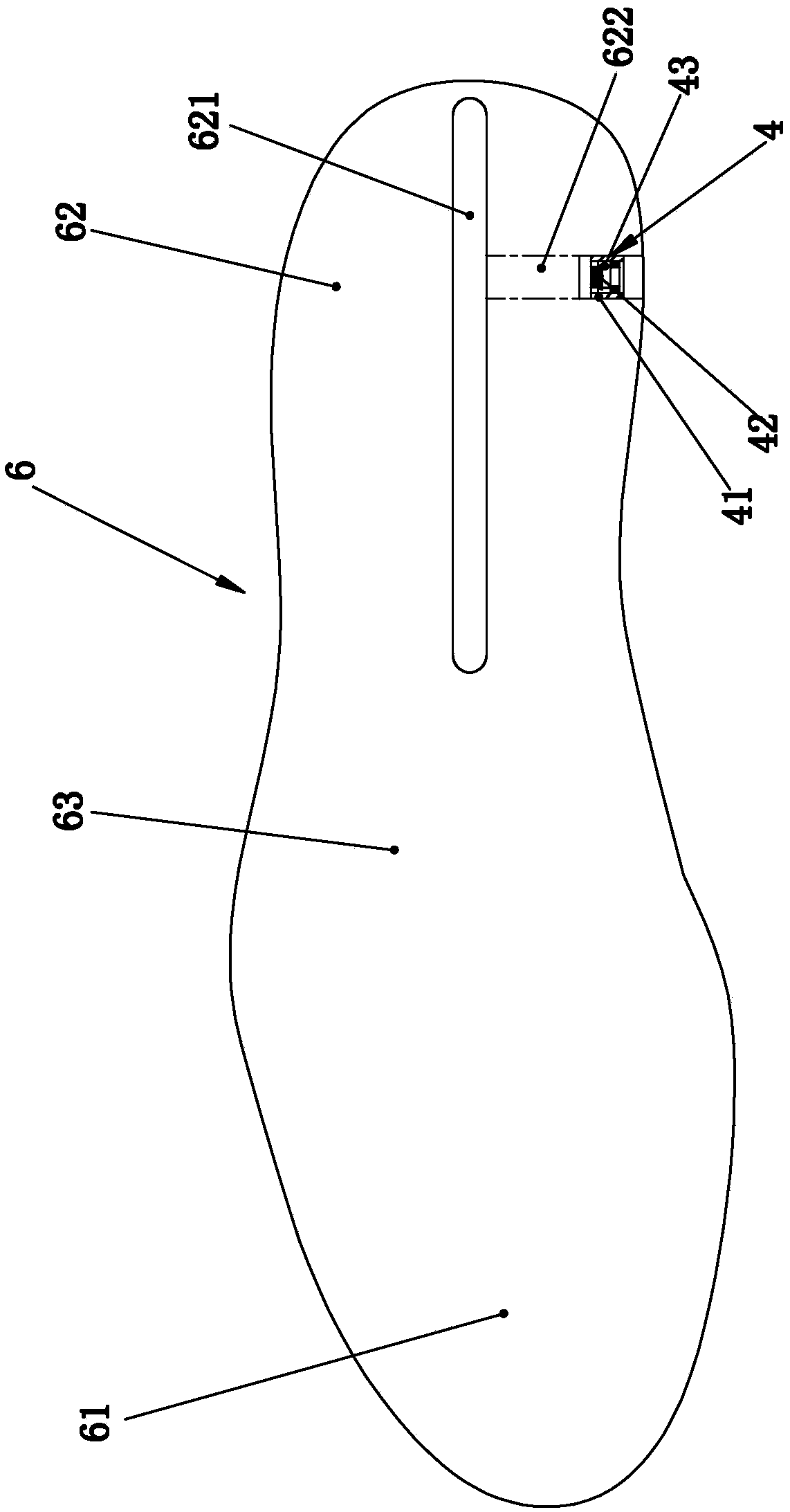 Shoe sole injection mold and shoe sole processed by adopting same