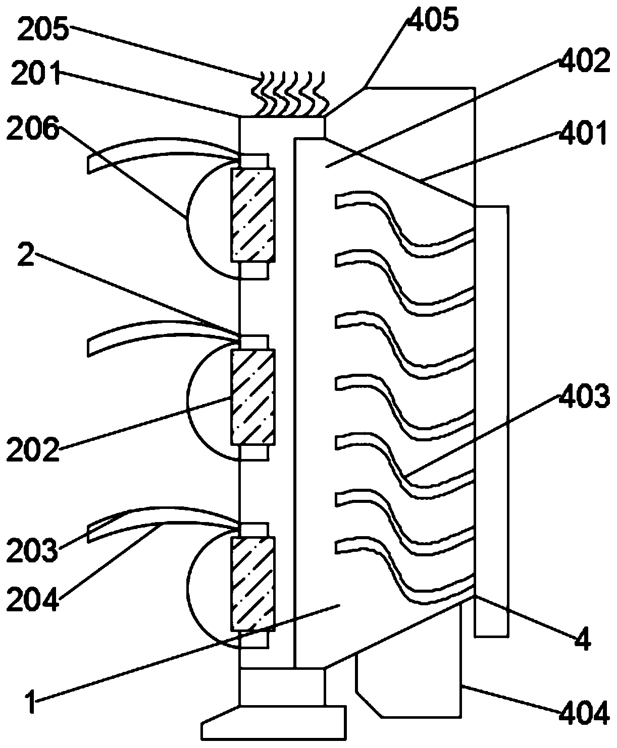 Intelligent automatic switching device for urban traffic signals