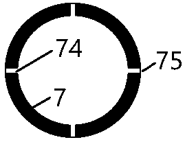 Cracking-type easy-to-mark grid counting surface sampling culture vessel