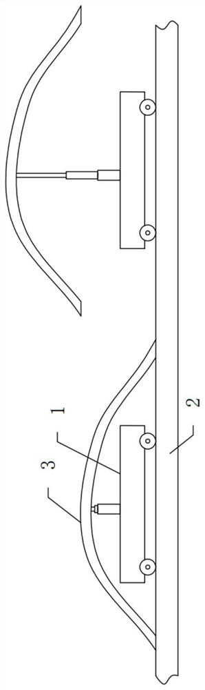 Self-propelled device for building construction