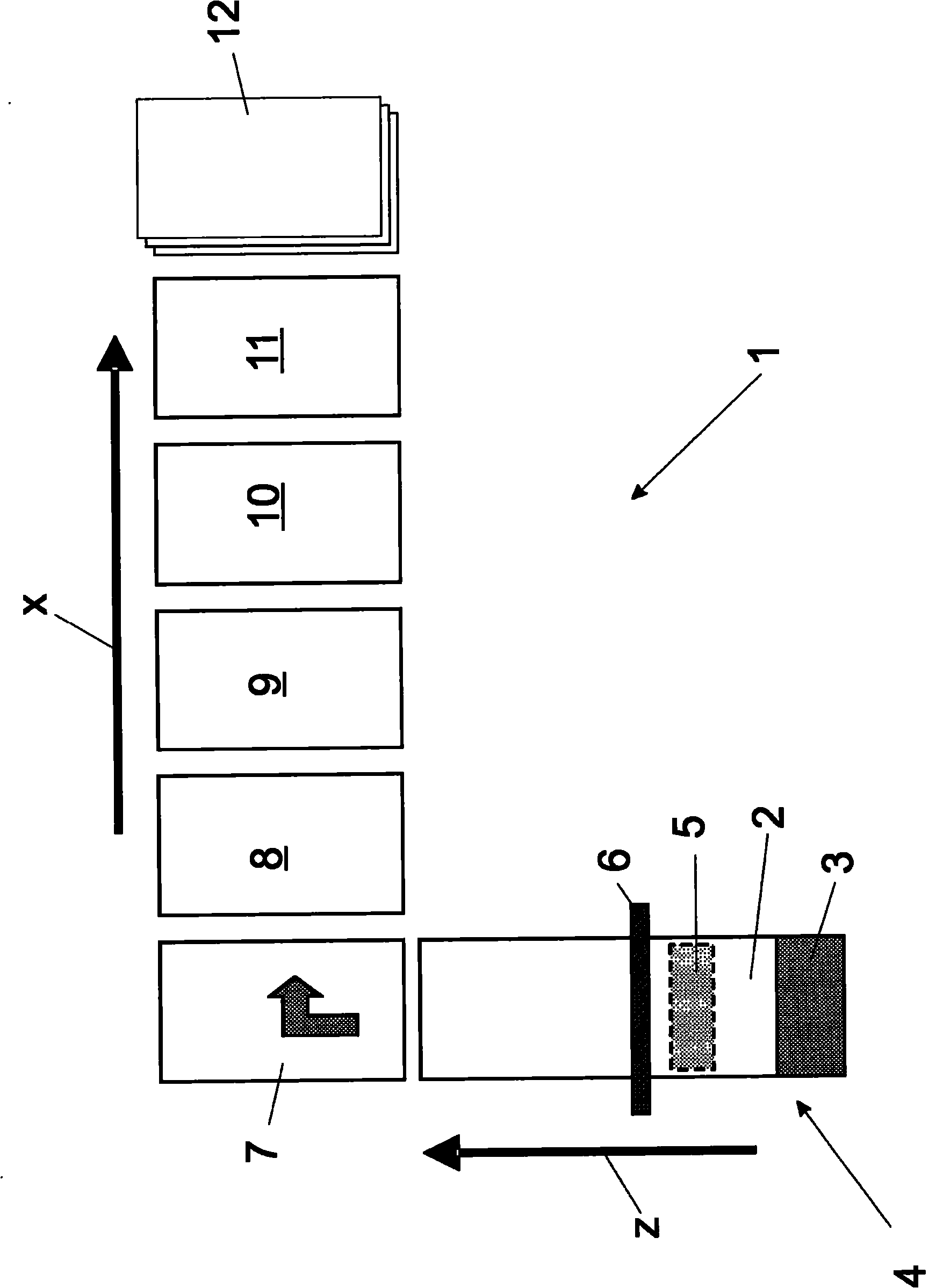 Device and method for producing bags