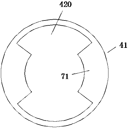 A shock-absorbing processing device for the surface of a plate